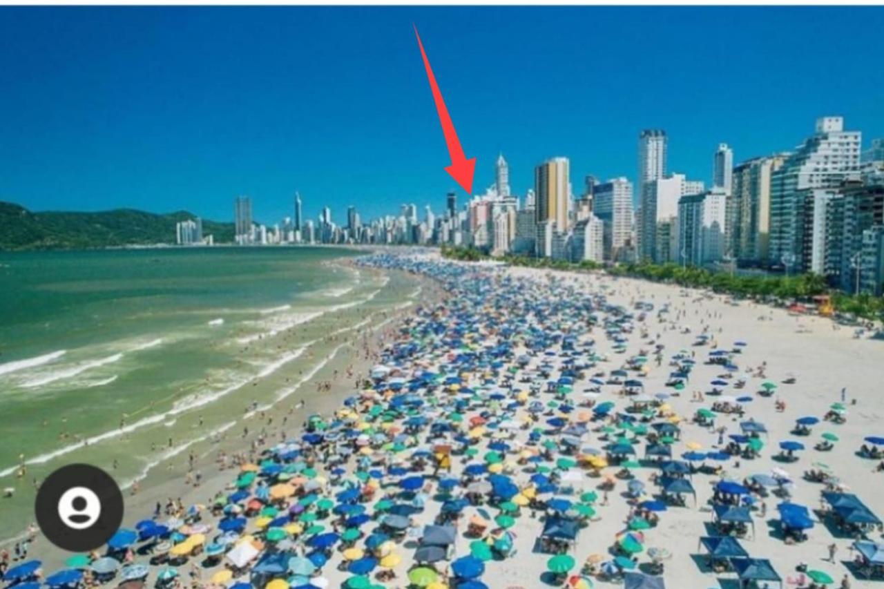 Apartamento Vista Mar - Pe Na Areia Balneario Camboriu Luaran gambar